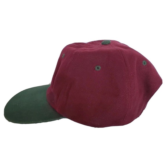 Vintage Head Shots KC Caps Red Green Baseball Hat One Size‎ Adjustable Strapback - Picture 4 of 6